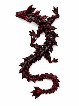 Dragón 3D 30 cm