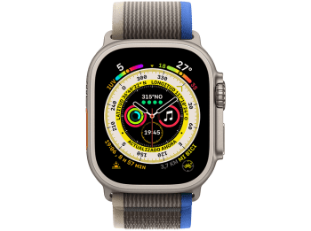 Apple Watch Ultra/ GPS/ Cellular/ 49mm/ Caja de Titanio/ Correa Loop Trail Azul/Gris S/M - 1