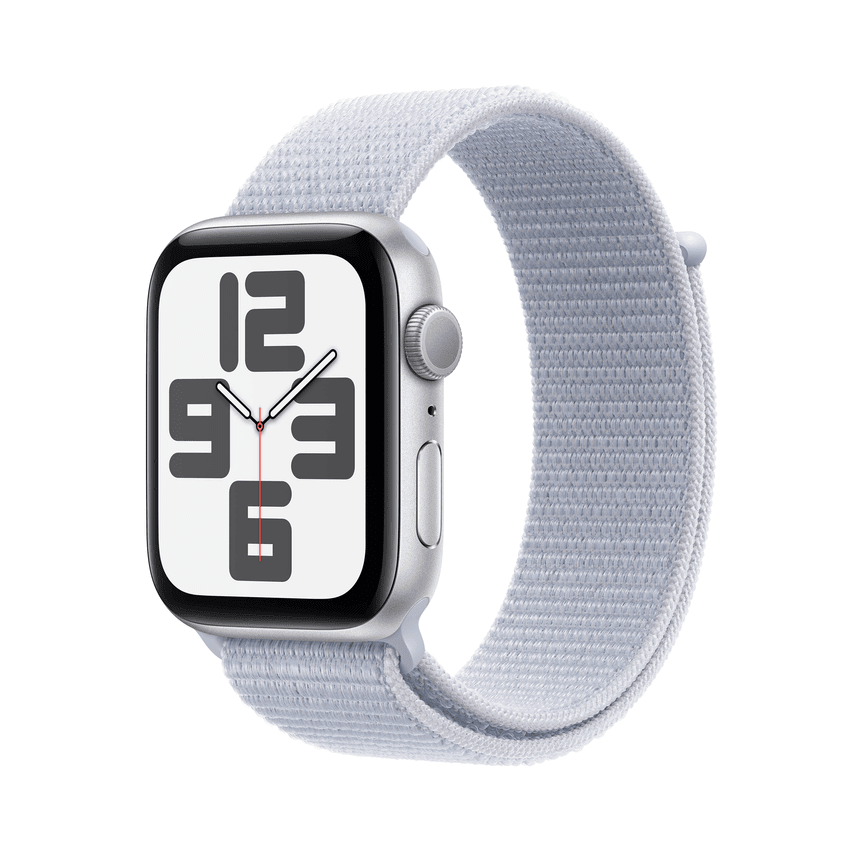 APPLE WATCH SE 3rd/ Gps/ 44mm/ Caja de Aluminio Plata/ Correa Deportiva Loop Azul Cielo - 