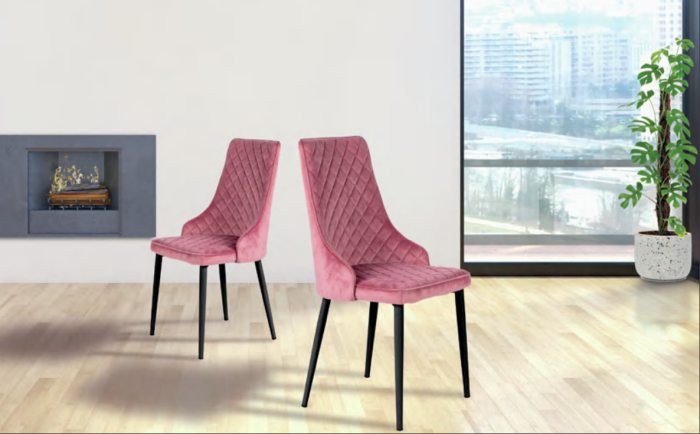 Silla Imperial tapizado en terciopelo, 5 colores