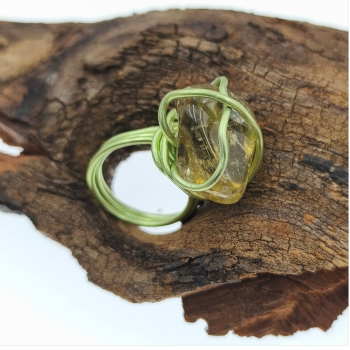 Anillo quarzo limón