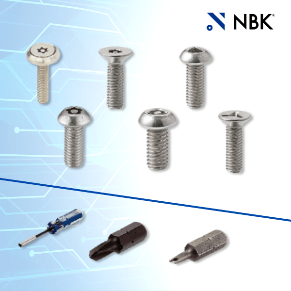 Nuevos modelos tornillería de seguridad