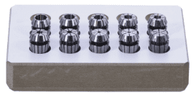 ER Collet 9 DIN 6499-B in a wooden box and 1 mm increments Standard