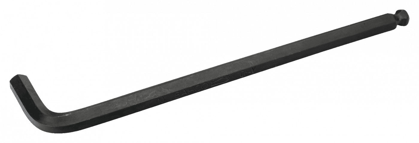 Llave acodada hexagonal bola -