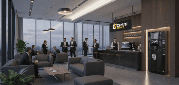 MAQUINA VENDING DE CAFE EN GRANO NECTA BRIO3 BLACK DESIGN