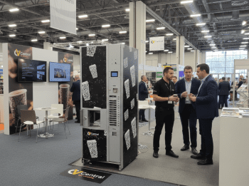 MAQUINA EXPENDEDORA VENDING NECTA CANTO BLINDADA DE CAFE EN GRANO