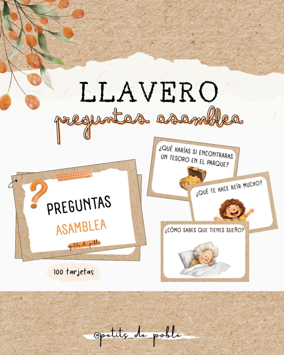 LLAVERO PREGUNTAS ASAMBLEA