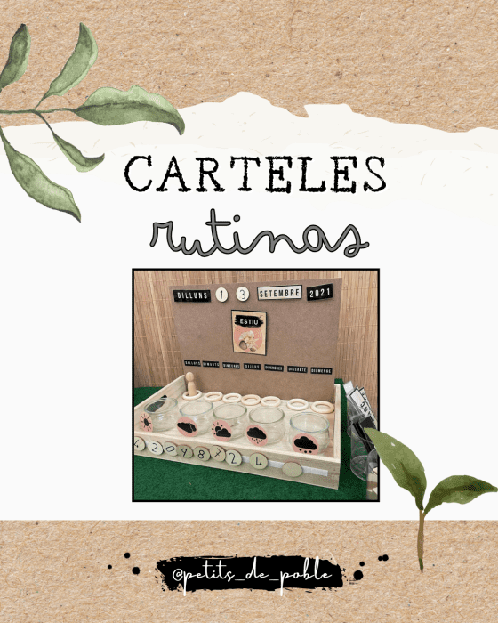 CARTELES RUTINAS
