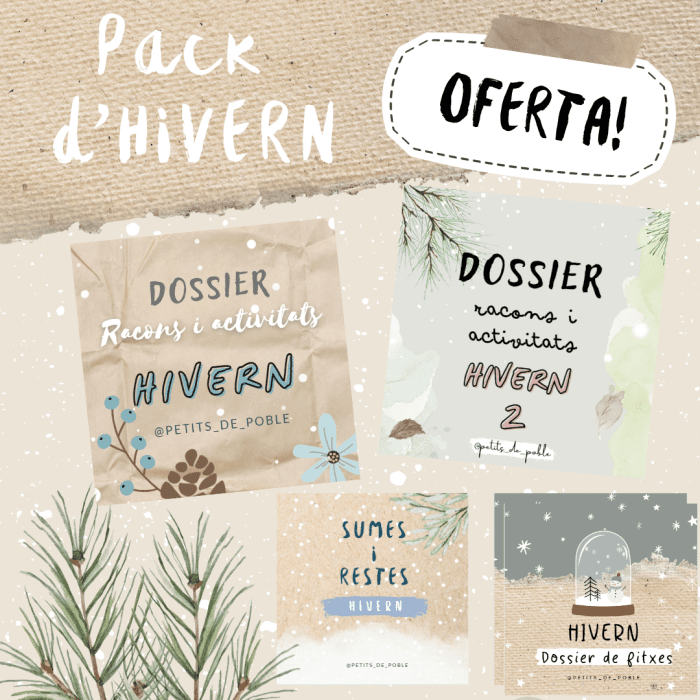 PACK DOSSIERS HIVERN