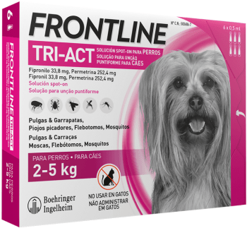 FRONTLINE TRIACT 2-5Kg 3pipetas