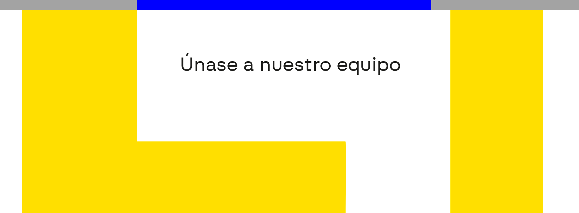 Trabaja con nosotros