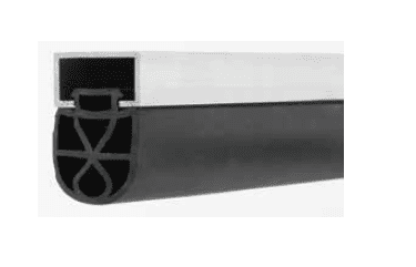 metros Goma paragolpes puerta basculante 25x25 mm AUMON