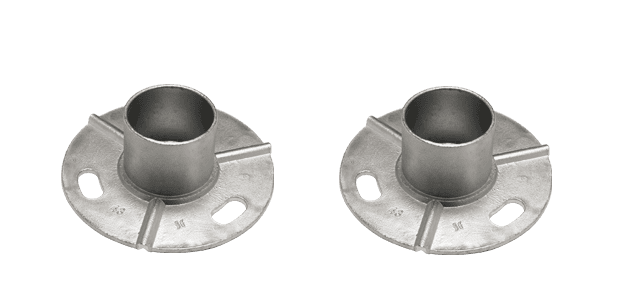 Base suelo para poste de barandilla de acero inox AISI-316 (Caja indivisible 2 unidades / precio por unidad!!)