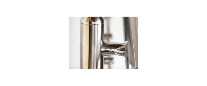 Soporte ajustable para pasamanos redondo a poste 43 mm en acero inox (Caja indivisible 2 unidades / precio por unidad!!) - 1