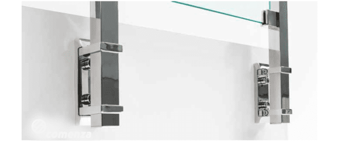 Base lateral para poste cuadrado 40x40 mm de barandilla en inox  AISI-316 CONSULTAR DISPONIBILIDAD!!! - 1