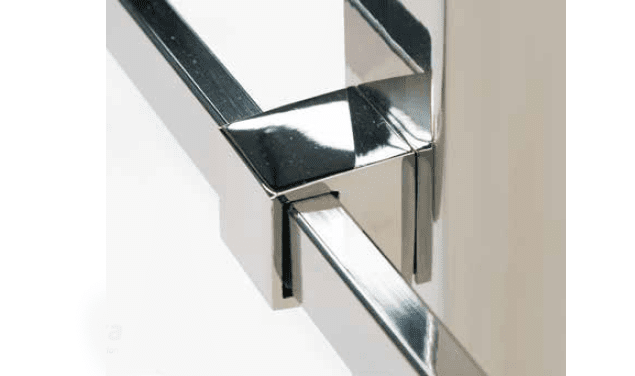 Soporte regulable pasante tubos transversales 20x10 mm barandilla inox AISI-316 (caja indivisible 4 unidades / precio por unidad!!) - 1