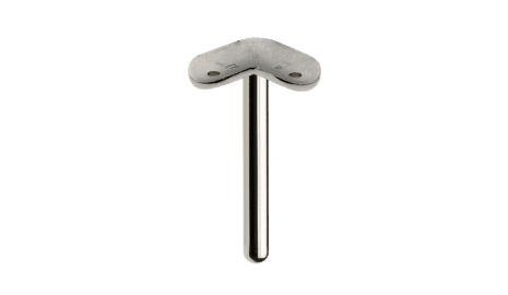 Soporte fijo para pasamanos esquina 90º redondo inox  (Caja indivisible 2 unidades / precio por unidad!!)