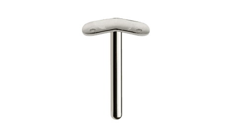Soporte fijo para pasamanos ángulo 135º  redondo inox  (Caja indivisible 2 unidades / precio por unidad!!)