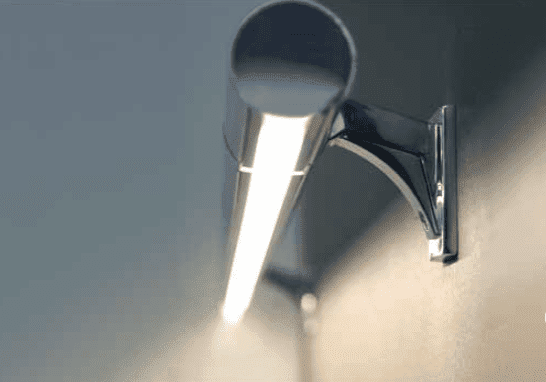 Soporte fijo para sistema pasamanos DECOLED en acero inox - 1