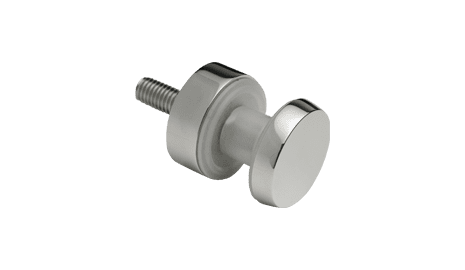 Botón para barandillas de vidrio en poste cuadrado inox AISI-316 (caja 4 unidades indivisible / Precio por unidad!!)