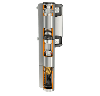 Cierrapuertas hidráulico vertical para puertas batientes de exterior - 2