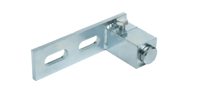 Punto de giro superior con soporte para puerta basculante