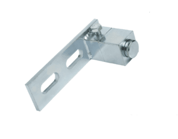 Punto de giro superior con soporte para puerta basculante