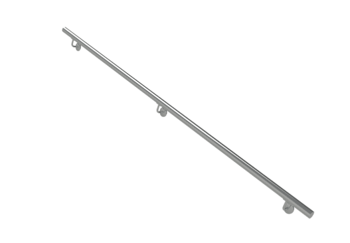 Ejemplo de pasamanos inox tubo redondo ST-353