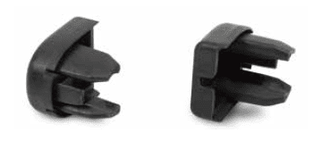 Tapones cubre extremos de borde de goma sensible (juego de 2)