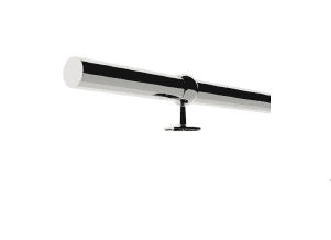 Soporte mural pasante Oval para pasamanos inox AISI-316 (Caja indivisible 2 unidades / precio por unidad!!) - 1