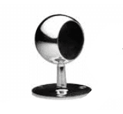 Soporte mural terminal Oval para pasamanos inox AISI-316 (Caja indivisible 2 unidades / precio por unidad!!)