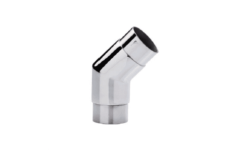 Codo 135º  para pasamanos de barandilla inox AISI-316 (Caja 2 unidades indivisible / Precio por unidad!!)