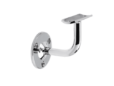 Soporte fijo a pared para pasamanos redondo inox AISI-316 ( Caja indivisible 2 unidades / Precio por unidad!!)