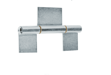 Bisagra pernio tres cuerpos para puerta basculante