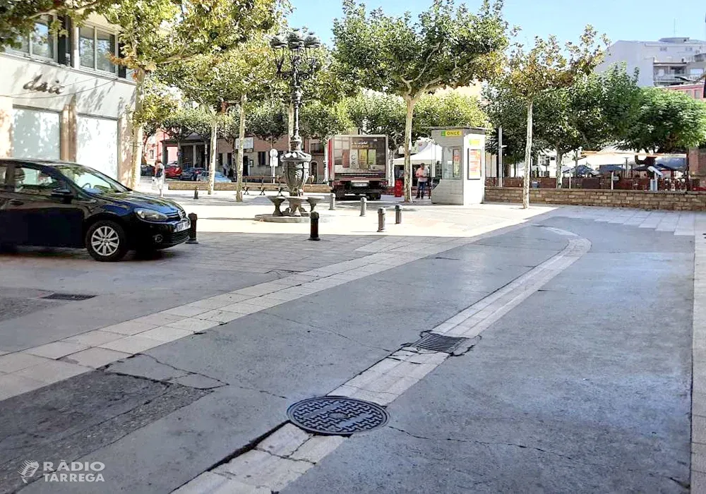 Obres de millora del paviment al carrer d’Agoders i a la plaça d’Anselm Clavé de Tàrrega, que obligaran a traslladar el mercat setmanal