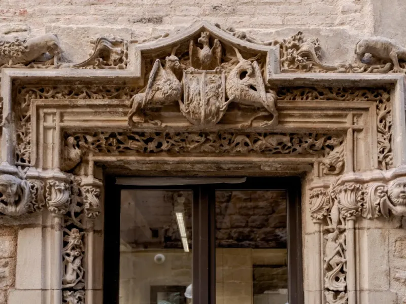 Museu picasso, façanes exteriors