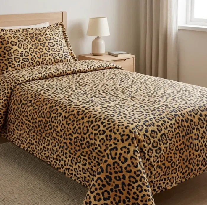 Colcha Multiusos leopardo 180 x 260