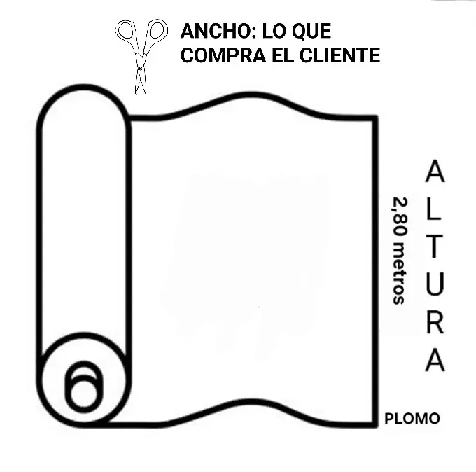 Tela Visillo italiano blanco stropicciato topos - 8