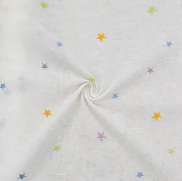 Tela Visillo estrellitas - 1