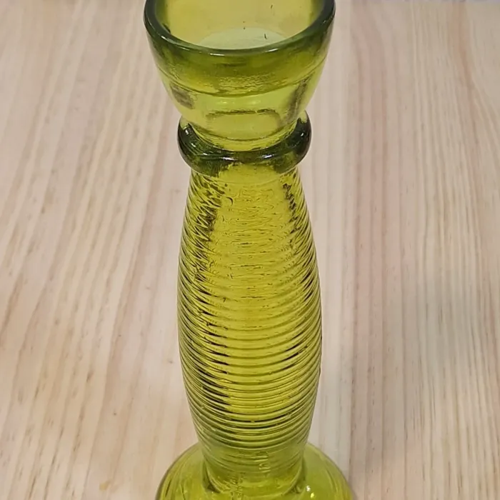 JARRONES CRISTAL AMARILLO VERDOSO - 1