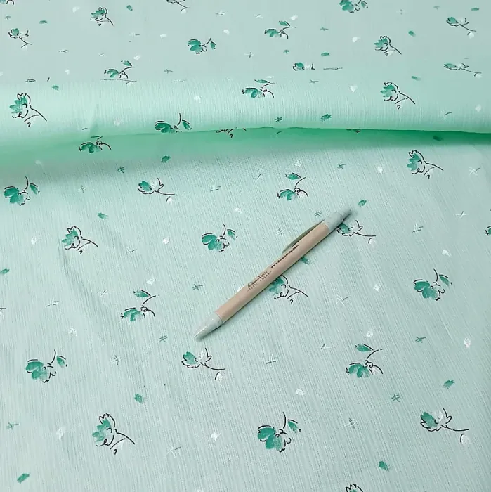 Tela bambula verde - 2