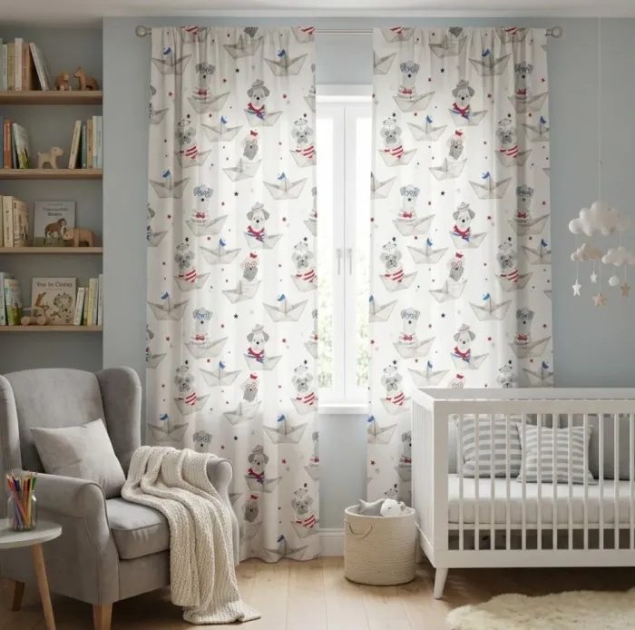 Tela infantil loneta  perros 280 - 4