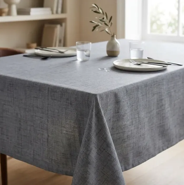Tela antimanchas gris antracita 130