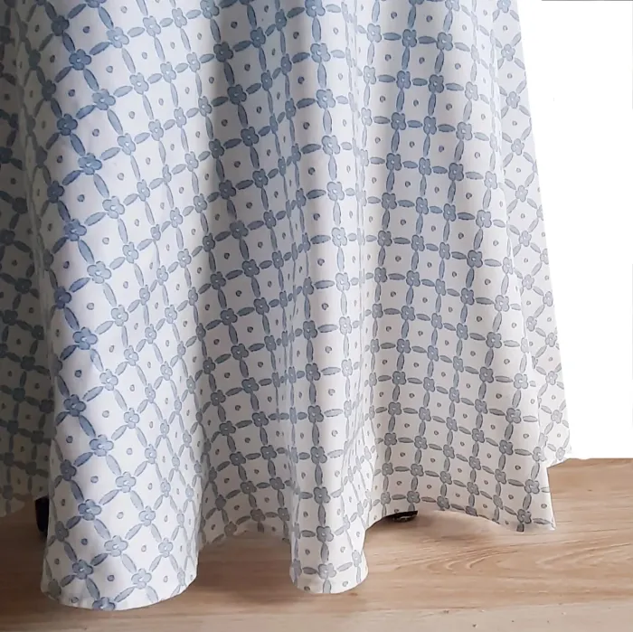 Faldilla redonda azul 139 cm - 1