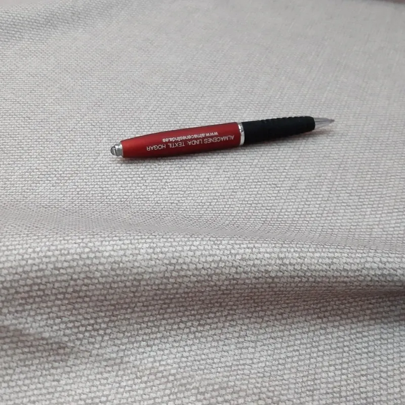 Tela tapicería antimanchas beige 140