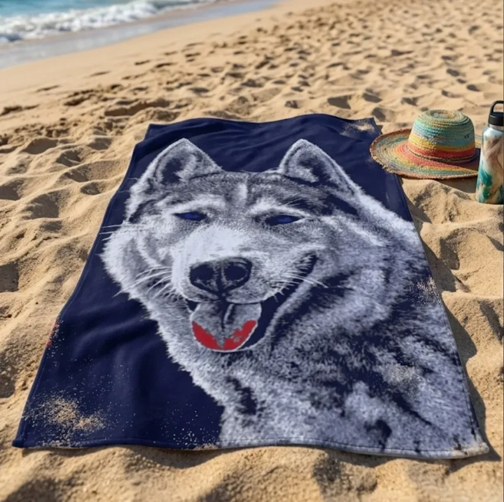 Toalla playa lobo