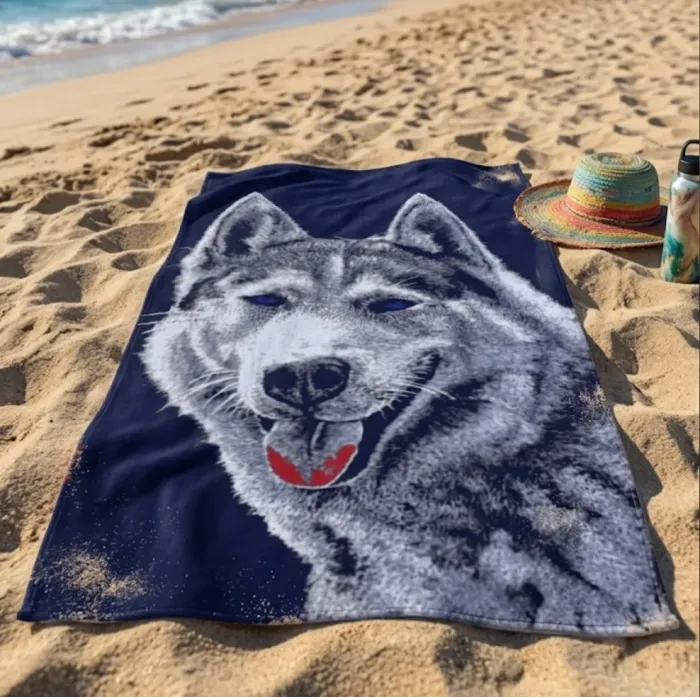 Toalla playa lobo