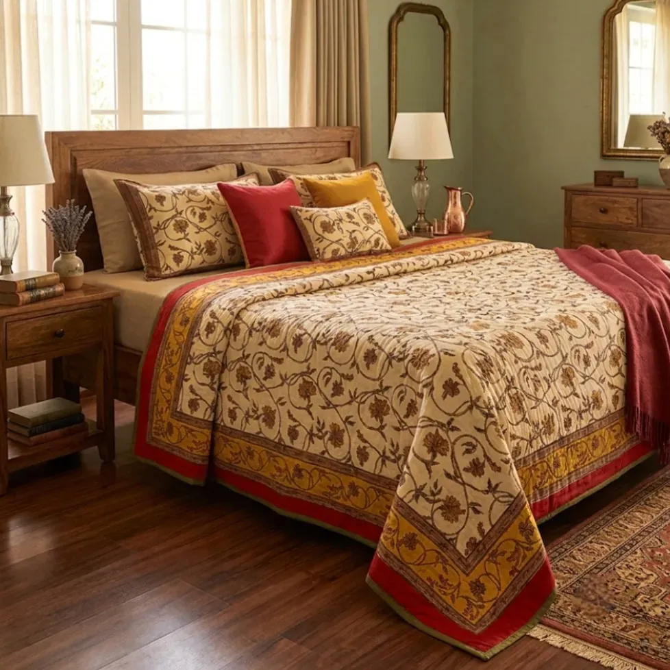 Boutie acolchado India ocre