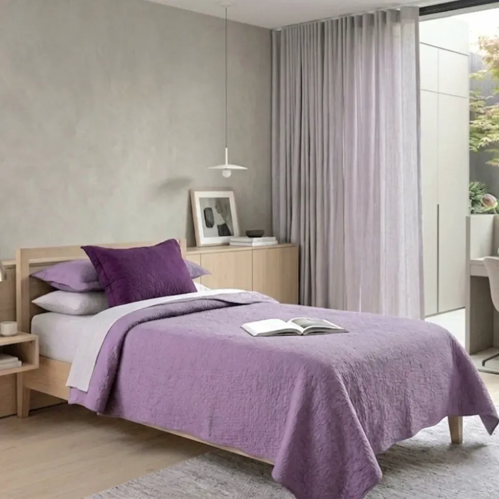 Boutie Reversible morado/lila cama 90