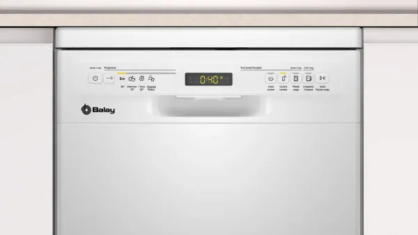 BALAY 3VN4031BA LAVAVAJILLAS BLANCO 45CM 10 SERVICIOS 46dB D Home Connect - 3